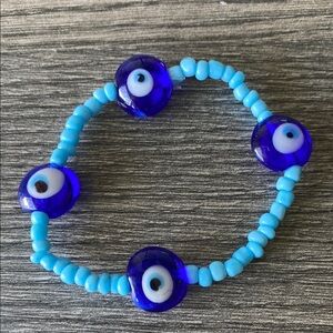 Blue Evil Eye Bracelet